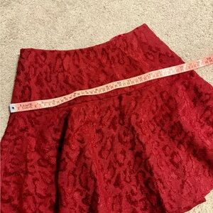 Free People Scarlet Animal Pattern Skater Skirt